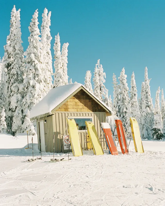 Film photograph, Sunpeaks, BC