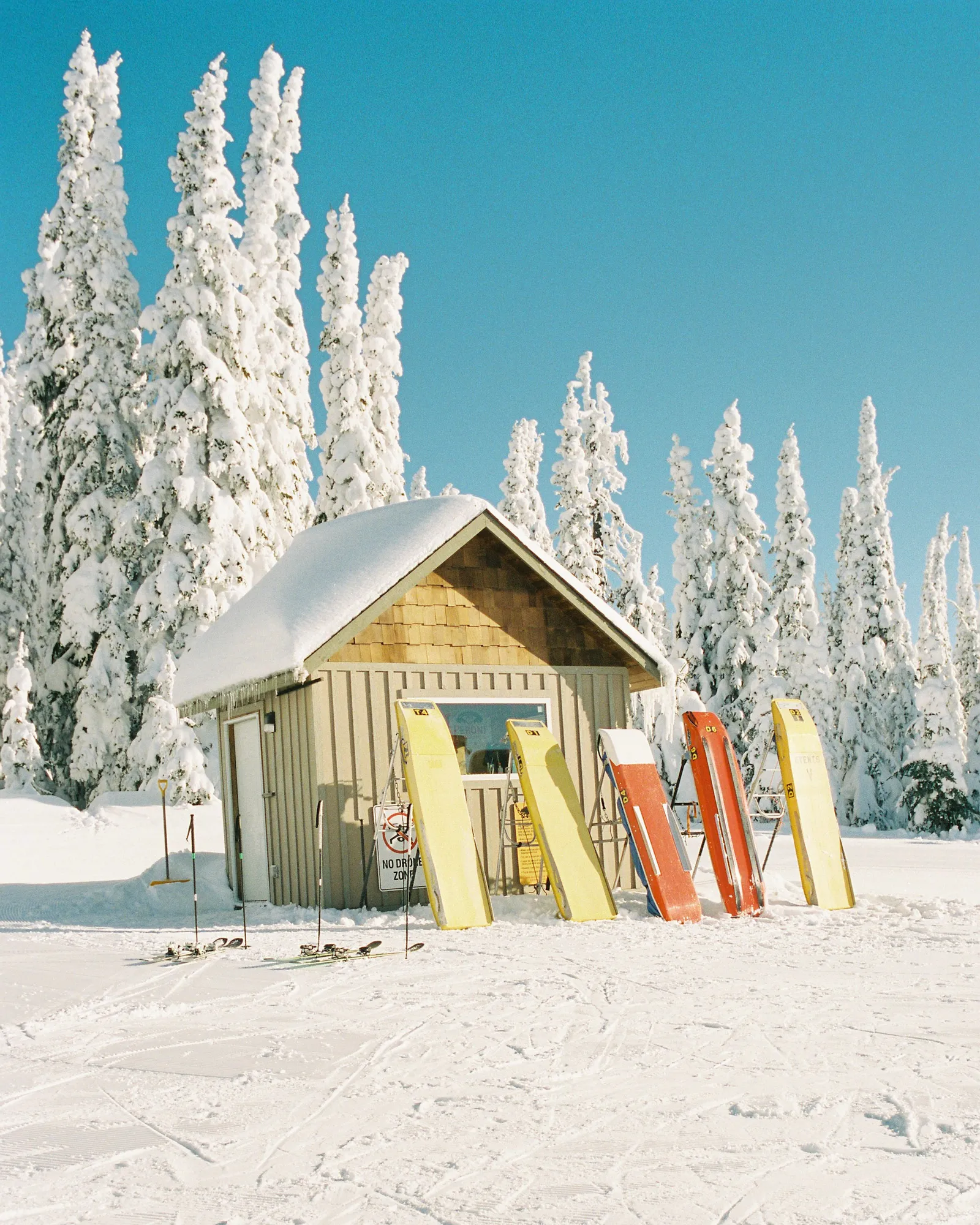 Film photograph, Sunpeaks, BC