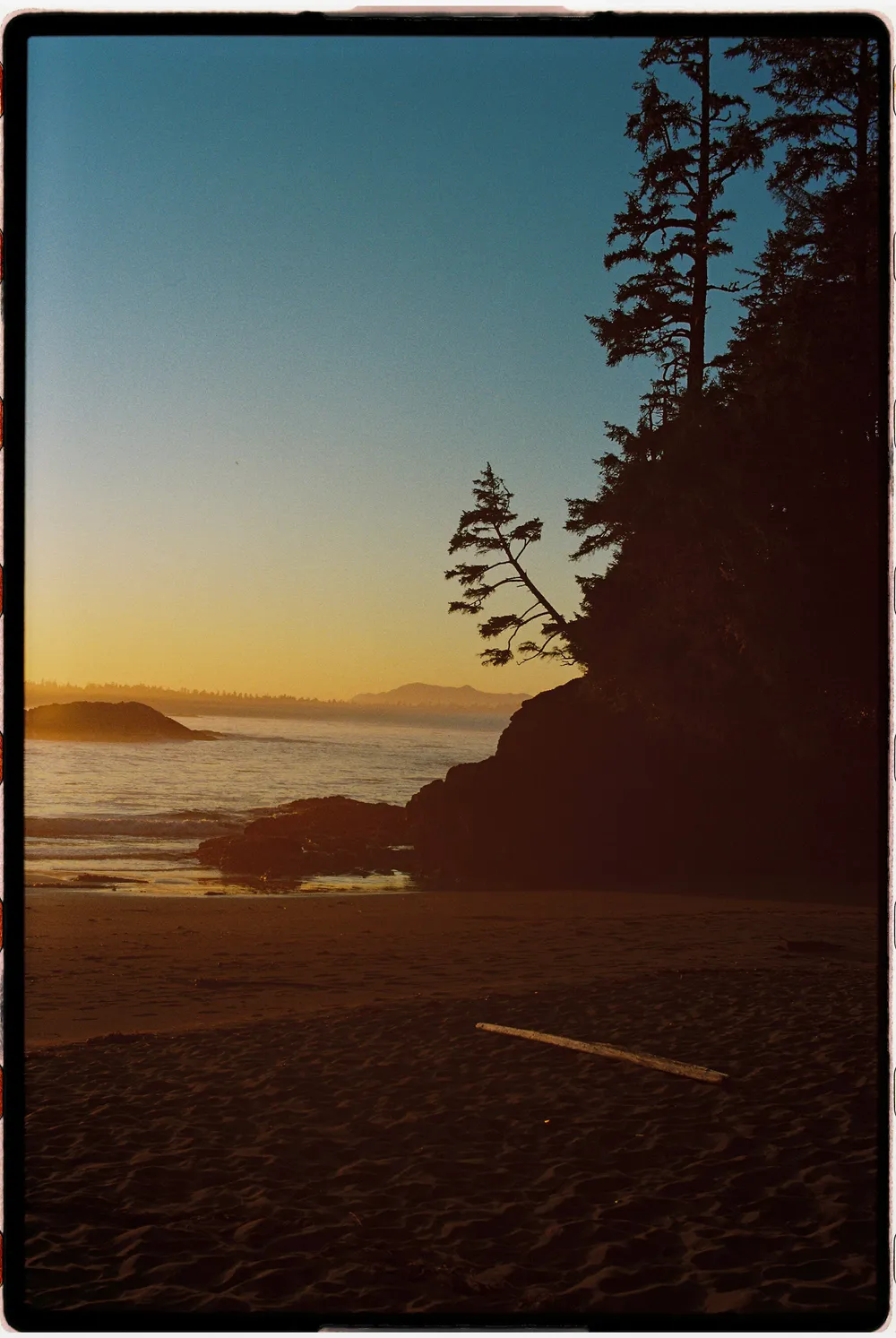 Film photograph, Half Moon Bay, Ucluelet, BC