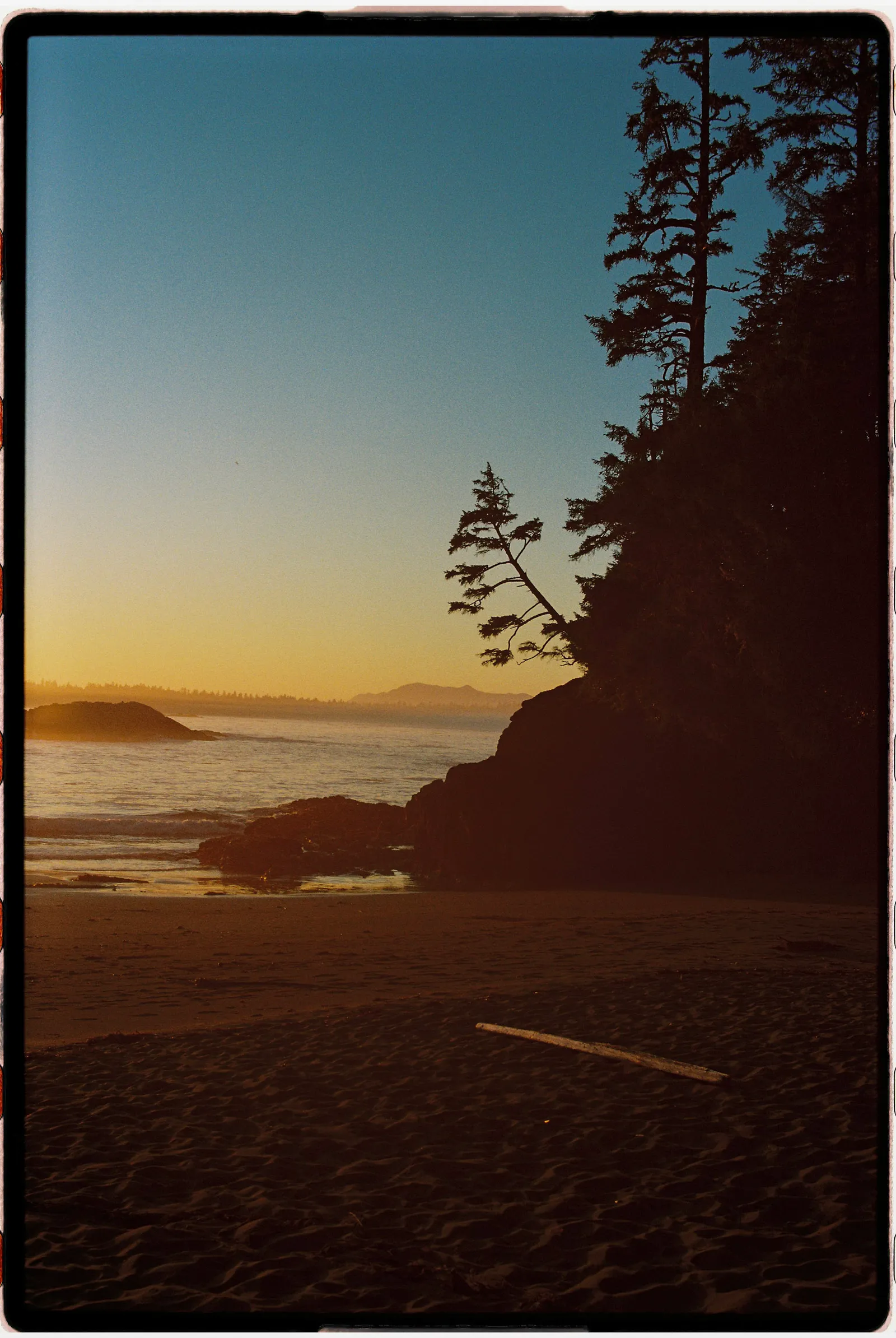 Film photograph, Half Moon Bay, Ucluelet, BC