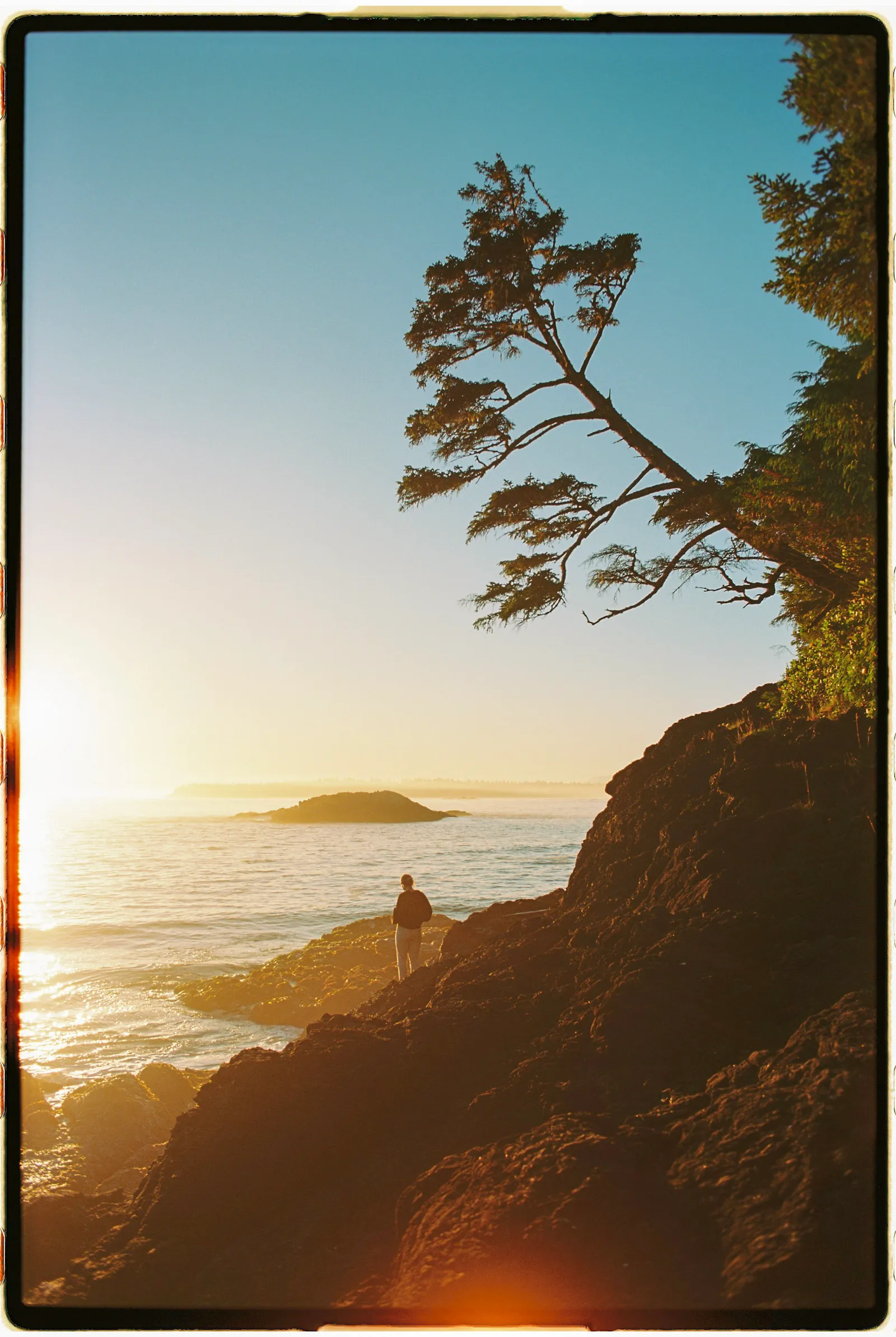 Film photograph, Half Moon Bay, Ucluelet, BC