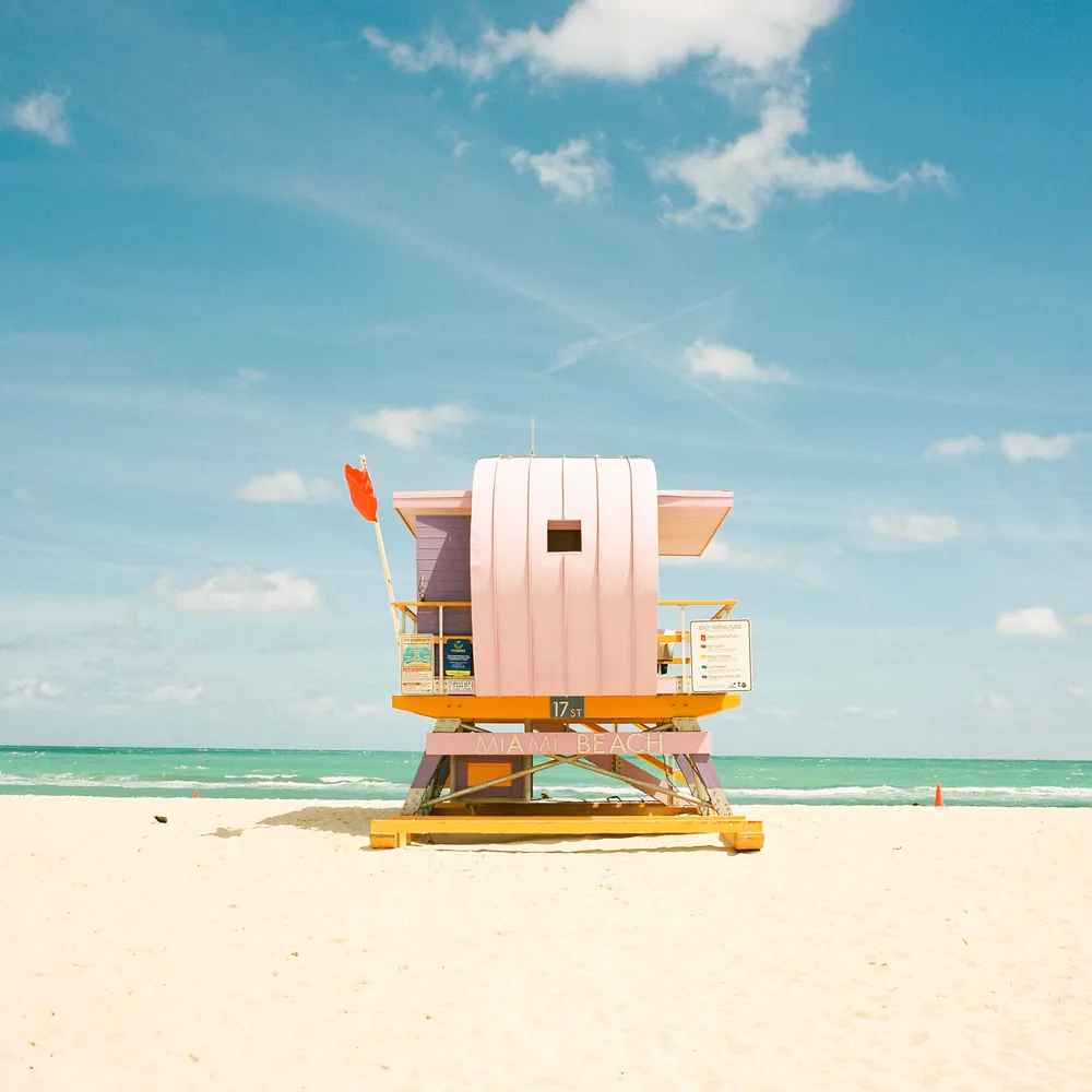 Film photograph, Miami Beach, Florida